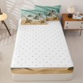 thumbnail image 4 of Homewish Cartoon Turtles Zipper Twin Comforter Sets with Fitted Sheet and 2 Pillowcases for Teens,Boys Girls Coastal Beach Starfish Zipper Bedding Set,4-Piece, 4 of 6