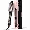 thumbnail image 1 of wonima11 Farery Thermal Brush 5 Adjustable Temps, 1.5 Inch Hot Curling Brush for Big Bouncy Curls, Non-Blowing Heated Round Brush, Ceramic Curling Wand for Medium & Long Hair, Dual Voltage for Travel, 1 of 1