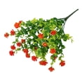 thumbnail image 1 of Billuyoard Loto de plástico - Exquisita decoración de flores artificiales duradera e inodora hecha a mano para bodas al aire libre Decoración Naranja, 1 of 6