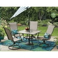 thumbnail image 2 of Mainstays 26LB Matte Black Round Umbrella Base Designed to be Used with a Patio Table, 2 of 6