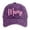 Purple, variant on shoper MAMA Embroidered Lettered Casual Baseball Cap Adjustable Dad Hat for Everyday Wear for Kids
