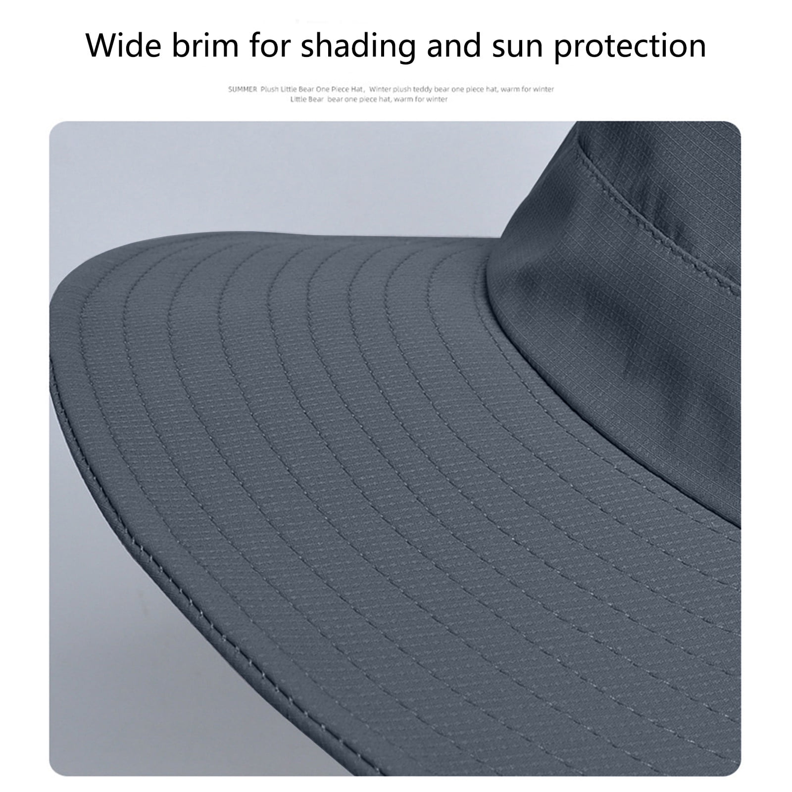 Chapeau De Soleil - Réversible - Large Bord - Protection UV - Pliable