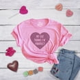 thumbnail image 4 of Womens My Cat Thinks I'm Purrfect T Shirt Funny Kitty Valentine Tee Womens Graphic Tees, 4 of 7