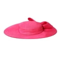 thumbnail image 2 of Fascinators Women Wide Brim 20s 50s Derby Pillbox Hat Bowknot Cocktail Tea Party Church Dress Hats, 2 of 5