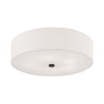 thumbnail image 5 of Livex Lighting Meridian 9" 5-Light Metal/Fabric Ceiling Mount in Bronze, 5 of 9