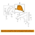 thumbnail image 3 of For 10-16 E-Class Front Splash Shield Inner Fender Liner Panel Plastic SET PAIR, 3 of 5