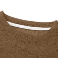 thumbnail image 5 of Fanshiluo Men's Crew Neck Knit Sweater, Long Sleeve Loose Fit Pullover Top for Fall Winter,L,Big and Tall Men, 5 of 8