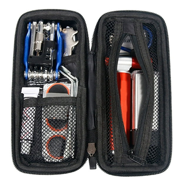 Bolsa para herramientas de bicicleta, kit de bolsa para cuadro de bicicleta, bolsa para kits de bicicleta, bolsa para botellas de bicicleta, construcción robusta