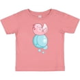 thumbnail image 3 of Inktastic Cute Axolotl Sitting on a Bubble Boys or Girls Baby T-Shirt, 3 of 5