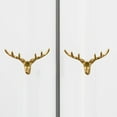 thumbnail image 5 of COSMOBETTY Elegant Design Deer Head Cabinet Knobs Golden 1Pcs 3.1X2.0X1.1In, 5 of 8