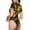 Urban Graffiti Scorpion Illustration, variant on Urban Riverside Clock Tower Womens One Piece Swimsuits Modest Tummy Control Bathing Suits Lace Up Slimming Swim Suit-X-Large