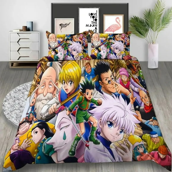 Japan Hunter Hunter ed Bedding Set Duvet Covers Pillowcases Comforter Bedding Set Bedclothes Bed Linen Bed Sheets
