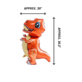 thumbnail image 5 of Dinosaur Party Supplies - 6 pcs Premium 4D JUMBO Foil Dinosaurs Mylar Balloons for Birthday Celebration - T-Rex, 5 of 5