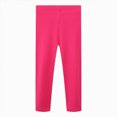 thumbnail image 2 of Gibobby Kids Girls Leggings Footless Cotton Skinny Thin Leggings Toddler Girls Solid Stretch Trousers Tights(6 Years,Hot Pink), 2 of 4