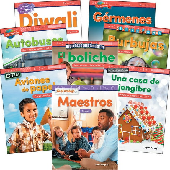 Mathematics in the Real World: Number Sense & Operations Grades K-1 Spanish: 8-Book Set (Other)