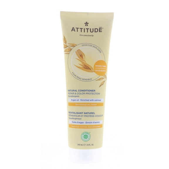 Attitude Sensitive Skin Care Repair & Color Protection Natural Conditioner - Argan Oil, 8 oz