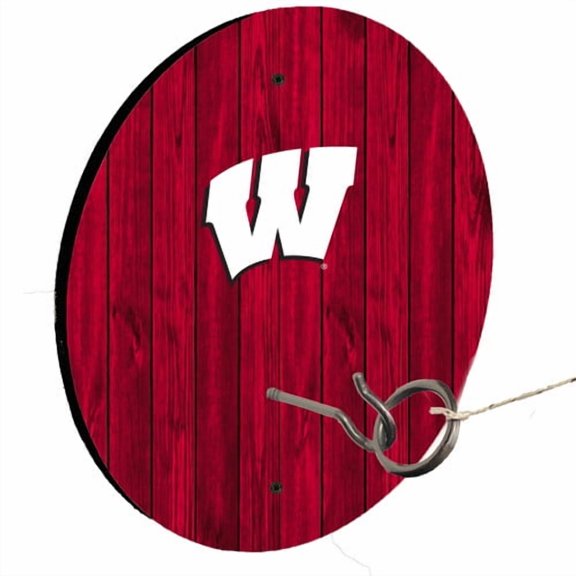 University of Wisconsin Red Ring Toss Lawn Game