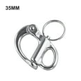 thumbnail image 1 of Stainless Steel Fixed Bail Quick Release Snap Shackle for Yacht Diving Kayak, 1 of 9