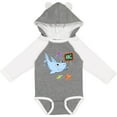 thumbnail image 3 of Inktastic Teacher Shark with School of Fish Boys or Girls Long Sleeve Baby Bodysuit, 3 of 5
