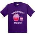 thumbnail image 3 of Inktastic World's Sweetest Big Sister Youth T-Shirt, 3 of 5