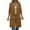 Brown, variant on Hfnxid Long Hoodies for Women Zip Up Tunic Hooded Sweatshirts Lightweight Drawstring Waist Hoodie Jackets Fall Casual Coat with Pockets