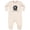 Natural Heather, variant on Inktastic Wb Black Doodle Baby Fleece Romper