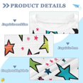 thumbnail image 2 of FORMRS Boys Rash Guard Short Sleeves Swim Shirt Quick Dry UPF 50+ Sun Protection, Sizes 3-12T, Green Stars, 2 of 6
