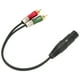 thumbnail image 5 of Cable divisor en Y Nikou XLR hembra a RCA macho, 5 of 9