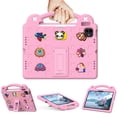 thumbnail image 6 of Aminegg Rugged Case for iPad Air 11 Inch M2 2024 with Pencil Holder, Shockproof Protective Cover, Pink, 6 of 12