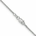 thumbnail image 4 of 10K White Gold Wg 1.4mm D/C Cable Chain (16 X 1.4) Made In South Africa 10pe197-16, 4 of 5