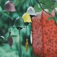 thumbnail image 5 of CreativeArrowy Retro Small Wind Chimes Outdoor, Iwachu Cast Iron Temple Wind Bell Memorial and Sympathy Wind Chimes for Outside or Indoor Good Luck for Garden, Patio, Balcony, 5 of 9