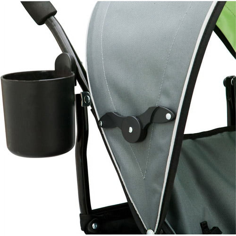 Delta Children LX Side by Side Double Stroller, Lime Green