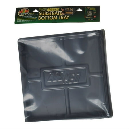 UPC: 0097612092097 | Zoo Med Nano Breeze Substrate Bottom Tray – 1 Pack (10 L x 10 W x 1 H)