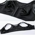 thumbnail image 3 of CHUANK Women‘s Full Coverage Front Closure Wire Free Back Support Bra, 3 of 6