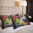 thumbnail image 2 of YUSDECOR Housse de Coussin de Protection d'Oreiller de Planche à Roulettes de Sport Extrême 20x30 Pouces, Ensemble de 2, 2 of 2