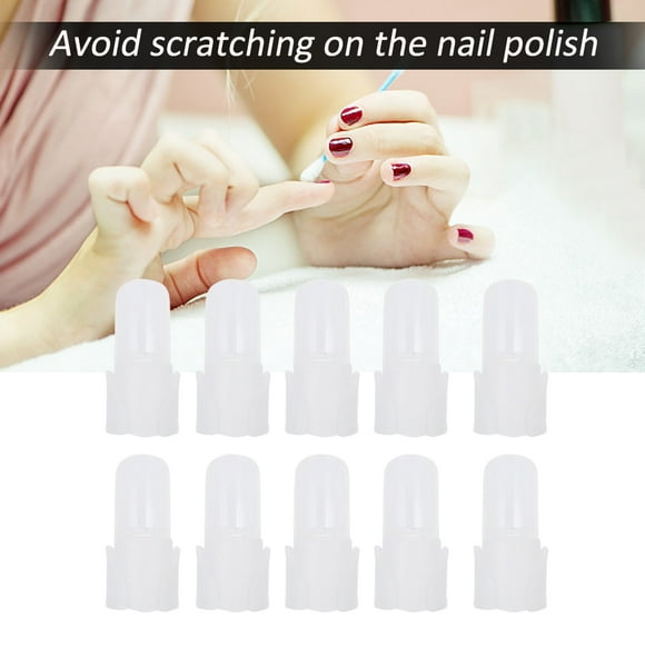 Nail Protector Tips Nail Tips Shield Protector Nail Tips Cover Easy To Use For Protect 10 Finger Nails