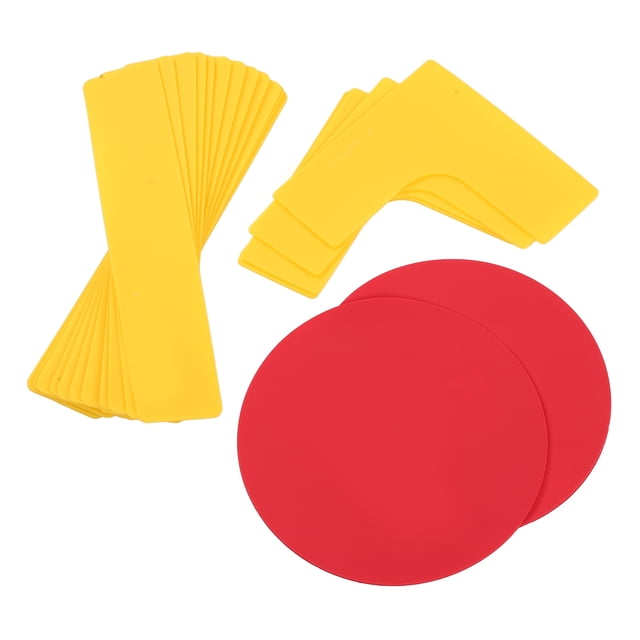 POWERTI Sport Court Boundary Line Marker Markers Set for Basketball Volleyball Tennis Badminton