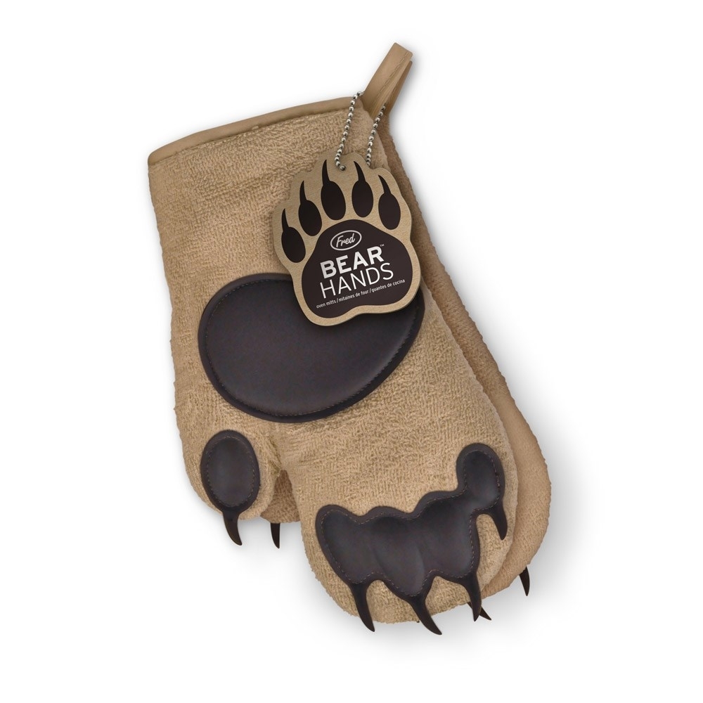 Bear Hands Oven Mitts Set of 2 Insulated Cotton - image 2 of 2