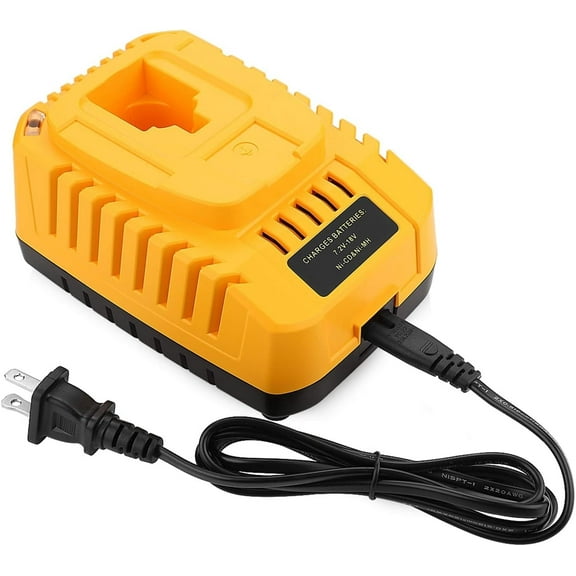 DC9310 Fast Charger Replacement for Dewalt 18V Battery Charger Compatible with DeWalt 7.2V-18V NiCad/NiMh Batteries DW9116 DC9096 DC9098 DC9099 DW9098 DW9099 DW9096 DW9072 DW9061