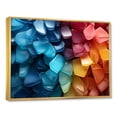 thumbnail image 2 of Designart "Orchestration Of Hues II" Abstract Shapes Floater Framed Wall Decor, 2 of 5
