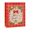 thumbnail image 1 of A Christmas Gift Bag Set Handbag Plus Size With Thickened Paper Material Sturdy Handles For Holiday Wrapping And Gift Packaging 15.75X12.2X4.72In 0.24Lb, 1 of 7