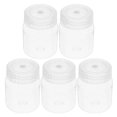 thumbnail image 2 of 5pcs Wide Mouth Lab Bottle: 270ml Plastic Clear Lab Reagent Bottles With Lid - High Transparency Nursery Containers For Laboratory Plant Animal Cell C, 2 of 4