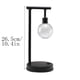 thumbnail image 3 of LED Wrought Iron Night Shape Small Table Lamp Room Romantic Decoration, 3 of 7
