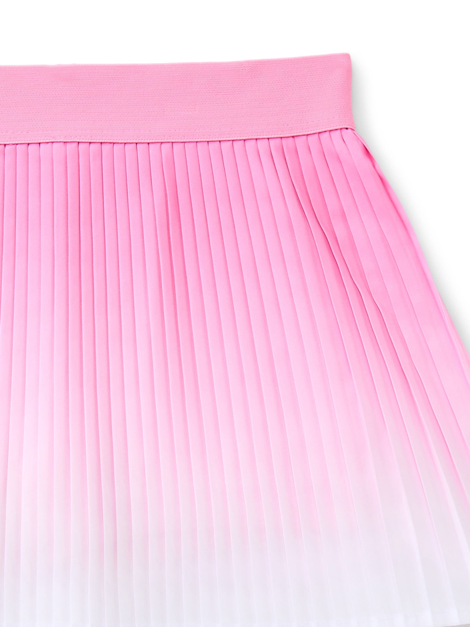 Athletic Works Girls Active Pleated Ombré Skort, Sizes 4-18