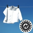 thumbnail image 3 of Raindrops 20 Pcs Trouser Pants Clothes Hanger Drying Clip Drying Clips 7X2.5X2.2CM Black, 3 of 8