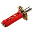 thumbnail image 2 of Samurai, palanca de cambio de palanca de cambio automático de , para la mayoría de automóviles, domineering de automóviles, , negro y rojo, 10CM Yotijar Perilla de cambio de marchas, 2 of 4