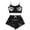 R229-Dark Gray, variant on RMGVDSD Womens Pajama Sets Skeleton Print Cami Top Shorts Set, Spaghetti Strap Crop Tank Top with Bottoms, Halloween Pajamas 2 Piece Soft Comfy Sleepwear Nightwear