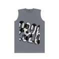 thumbnail image 2 of Men's Vintage Graphic Tank Top Cotton Athletic Sleeveless Shirt Casual Gym Vest, 2 of 10
