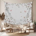 thumbnail image 2 of Vintage Botanical Small Tapestry for Bedroom Wall Hanging Tapestry,Spring Floral Botterfly Summer Flower Ceiling Backdrop Tapestries Poster Blanket Wall Decor for Teens Room Living Room 23" x 28", 2 of 8