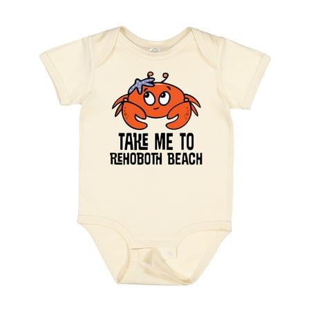 

Inktastic Rehoboth Beach Delaware Cute Crab Gift Baby Boy or Baby Girl Bodysuit